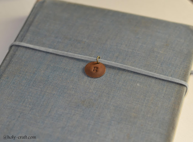 hand stamped leather tie bracelet