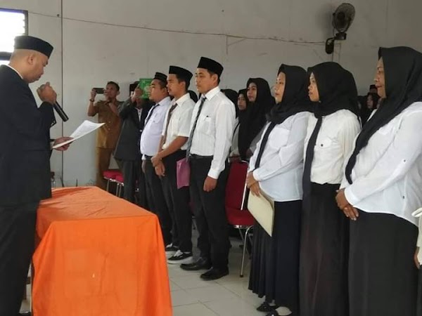 Panwascam Lilirilau Lantik 131 Orang PTPS Panwascam Lilirilau Lantik 131 Orang PTPS