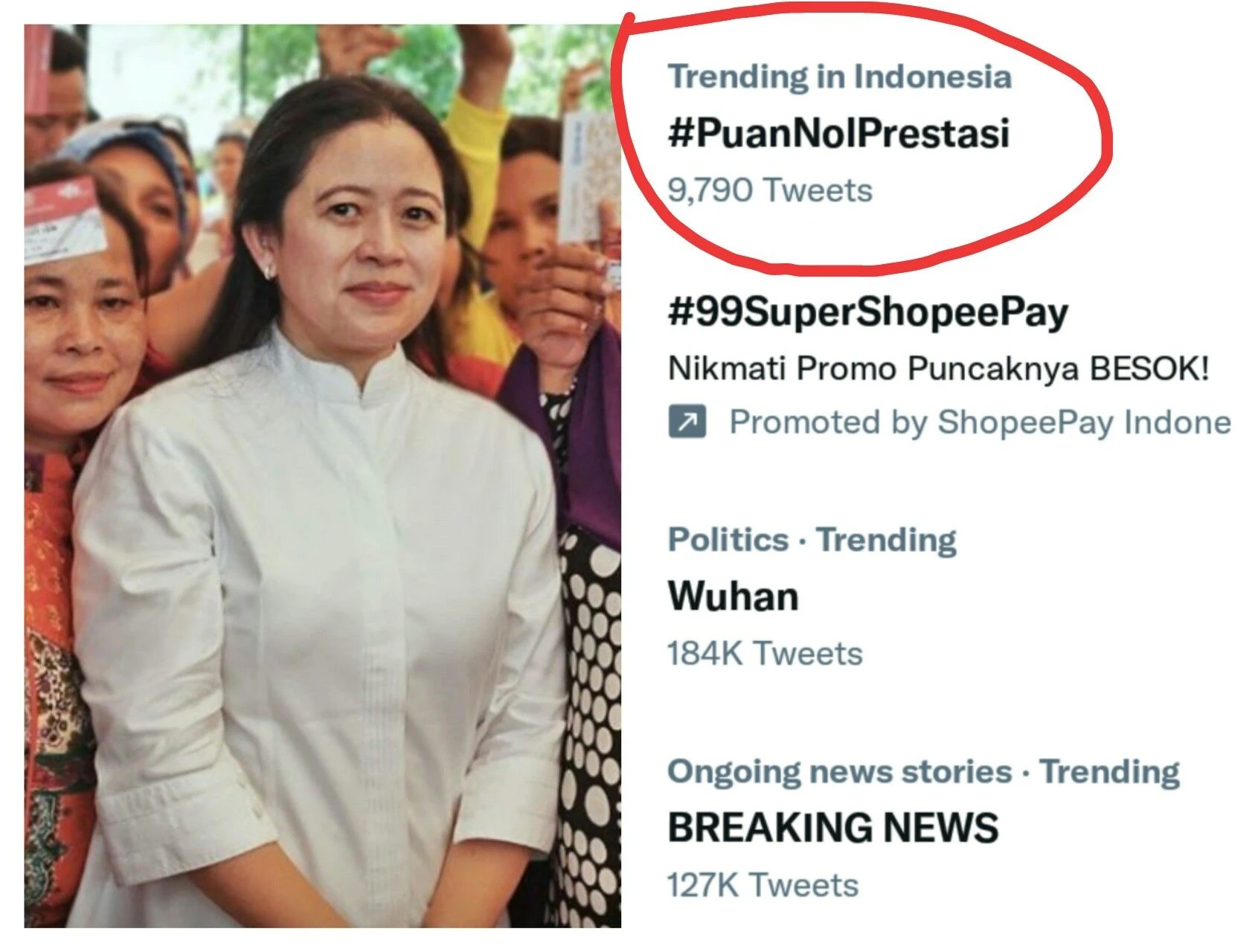 Tagar #PuanNolPrestasi Trending, Ketua DPR RI Jadi Bulan-bulanan Netizen Lagi