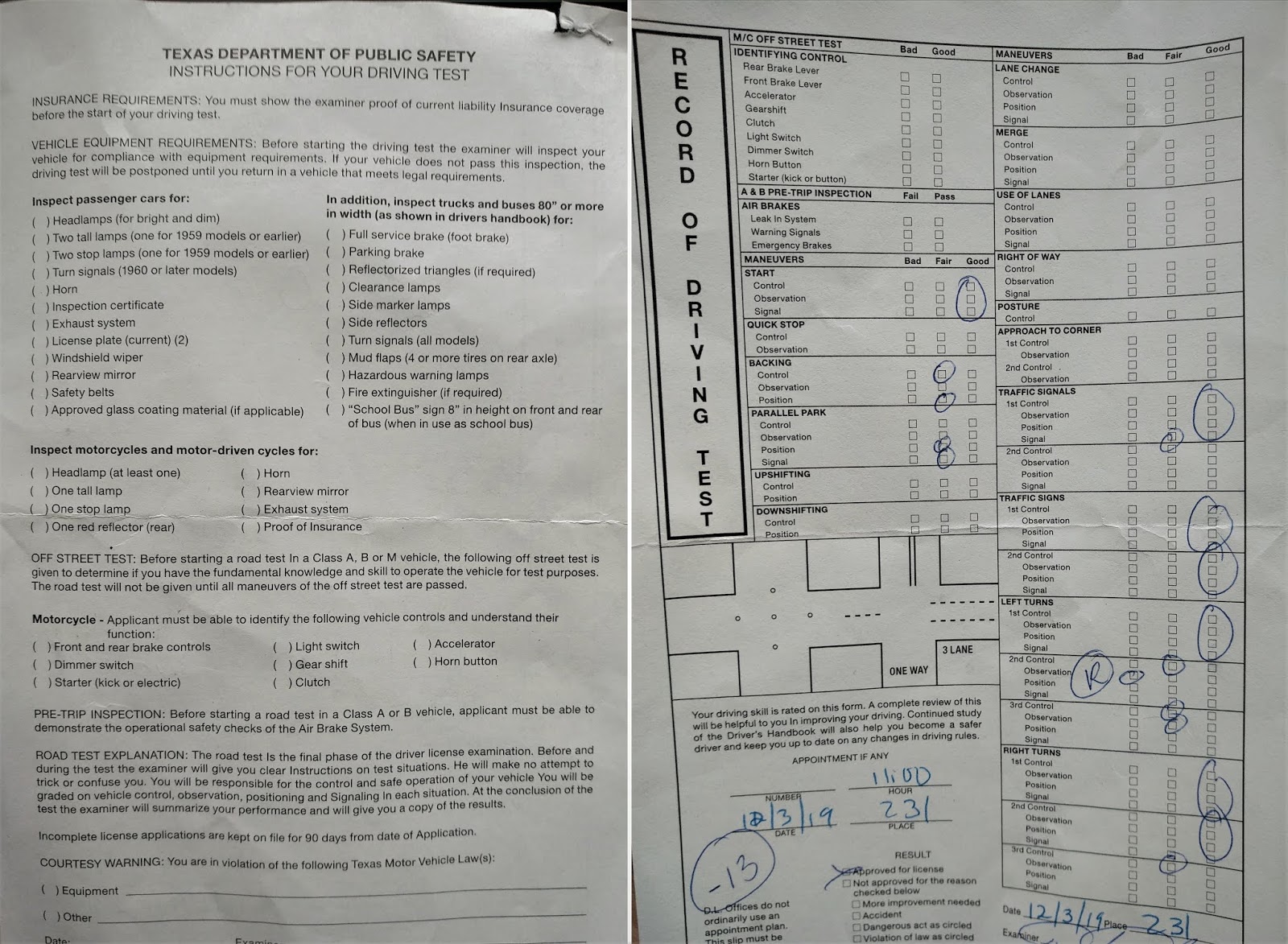 Получаем права в Техасе