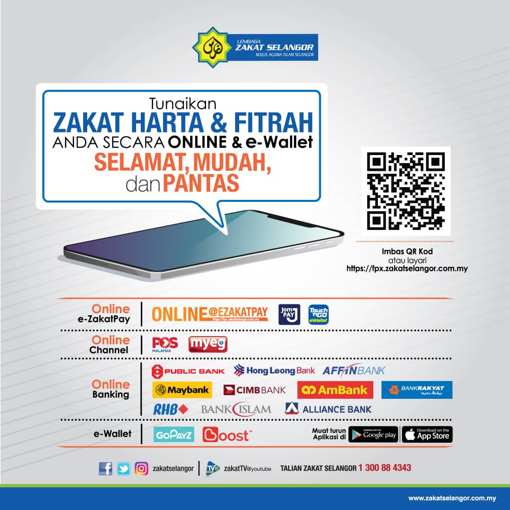 Bayar fitrah online selangor