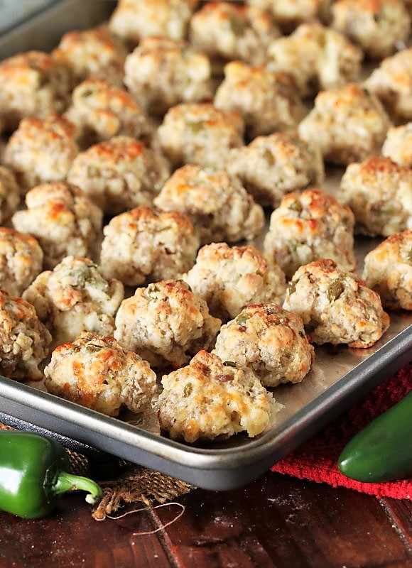 Jalapeno Pepper Jack Sausage Balls The Kitchen is My Playground