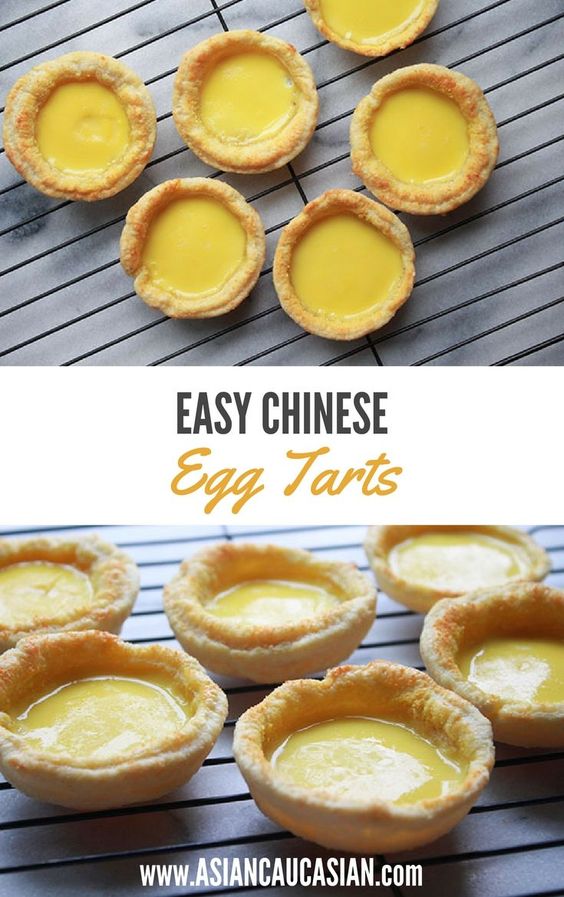 Easy Chinese Egg Tarts - Food Inspiration Healthy