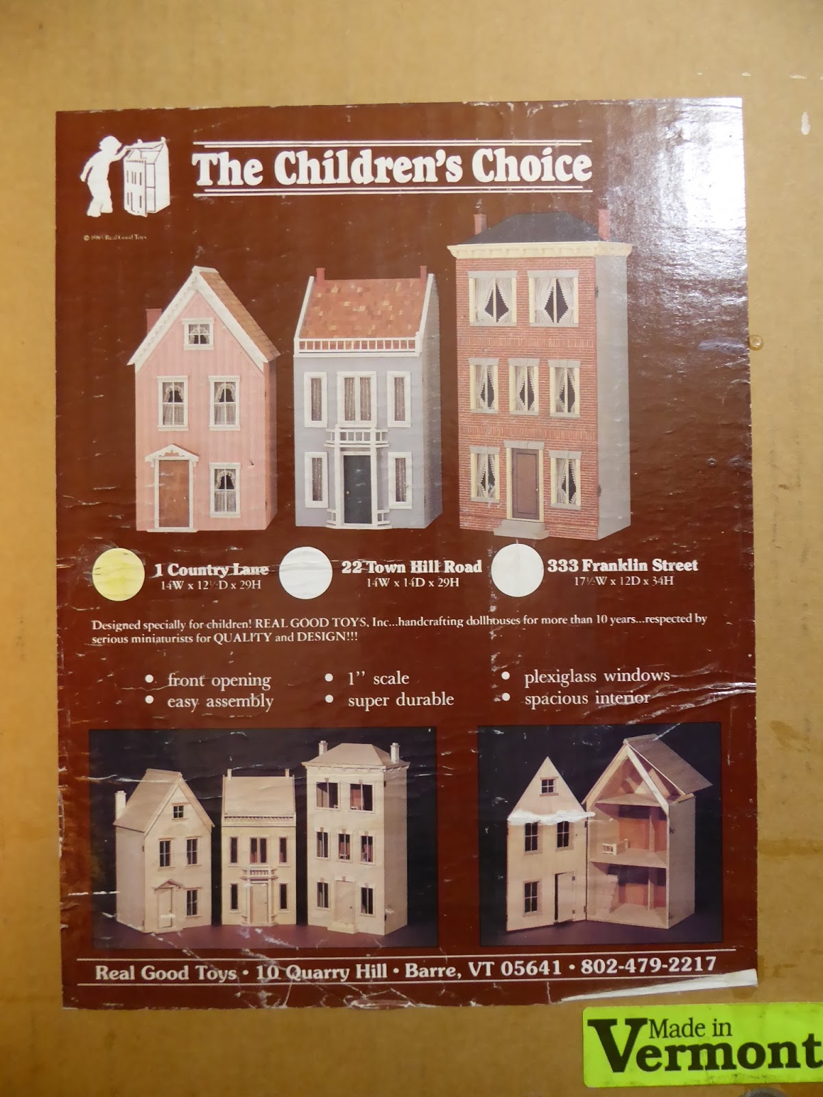 front opening dollhouse kit