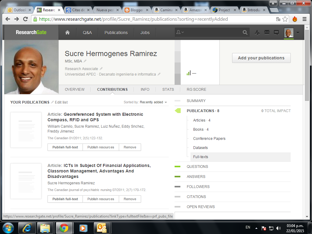 Researchgate Example Technology and Education