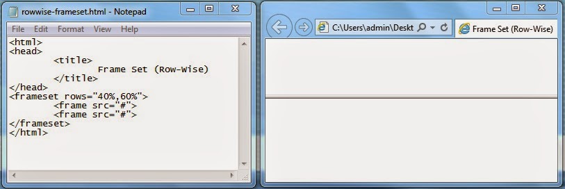 PHP Programming For Beginners: HTML Frames