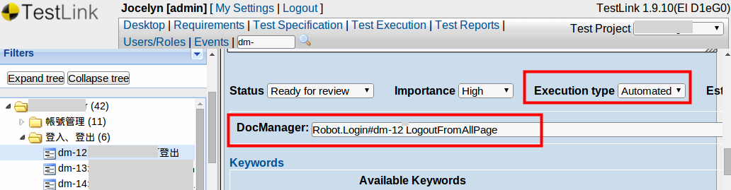 JOJO 的網誌: Jenkins + TestLink + RobotFramework