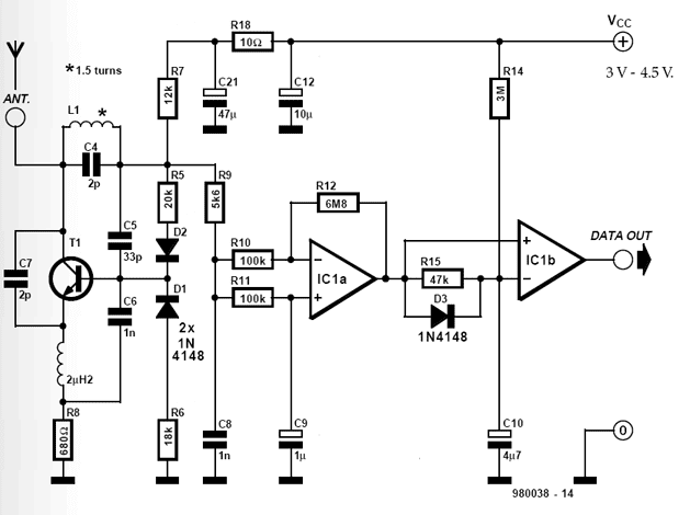 Receiver And Transmitter Low Cost Data Circuit Diagram