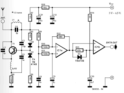 Receiver and Transmitter Low Cost Data Circuit Diagram | Electronic