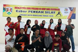 Giat Berlatih, SMK Muhammadiyah Kota Magelang Borong Medali Cabor Silat Pada Popda 2020