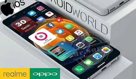 Tema iPhone/ iOS Black Untuk Oppo ColorOS 11 dan Realme UI