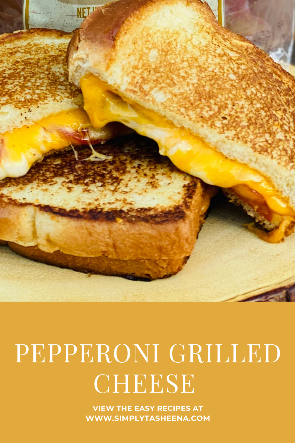 Pepperoni Grilled Cheese Simply Tasheena