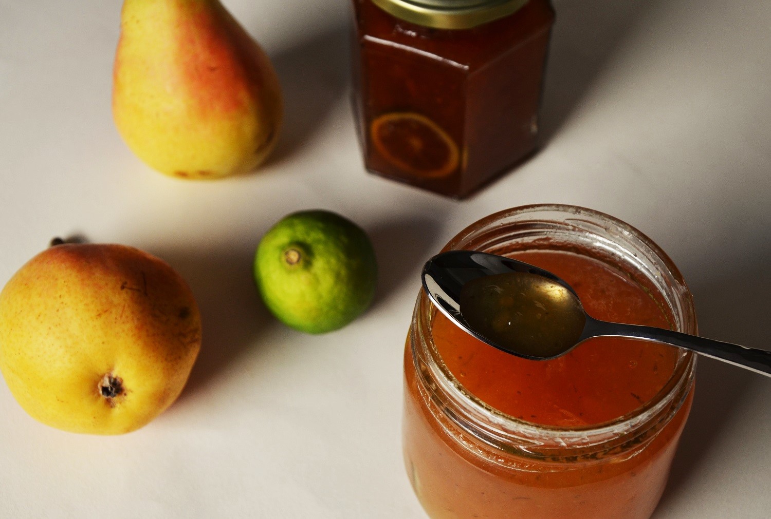 Confiture de poires au citron vert