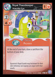 My Little Pony Royal Peacekeeper, Watchful Eye The Crystal Games CCG Card