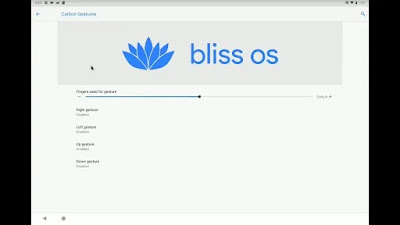 bliss Os gestures bliss Os gestures
