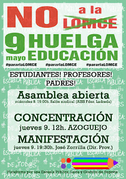 9 MAYO HUELGA GENERAL EDUCACIÓN