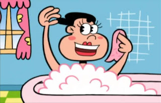 And now it's time for a bath with the bath lady Bubbles Martin. Sesame Street Elmo's World Bath Time TV Cartoon the Bathtime Channel