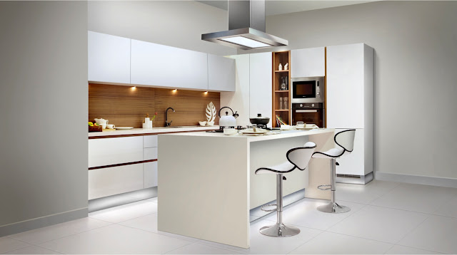 Modular Kitchen Flooring and wall tiles