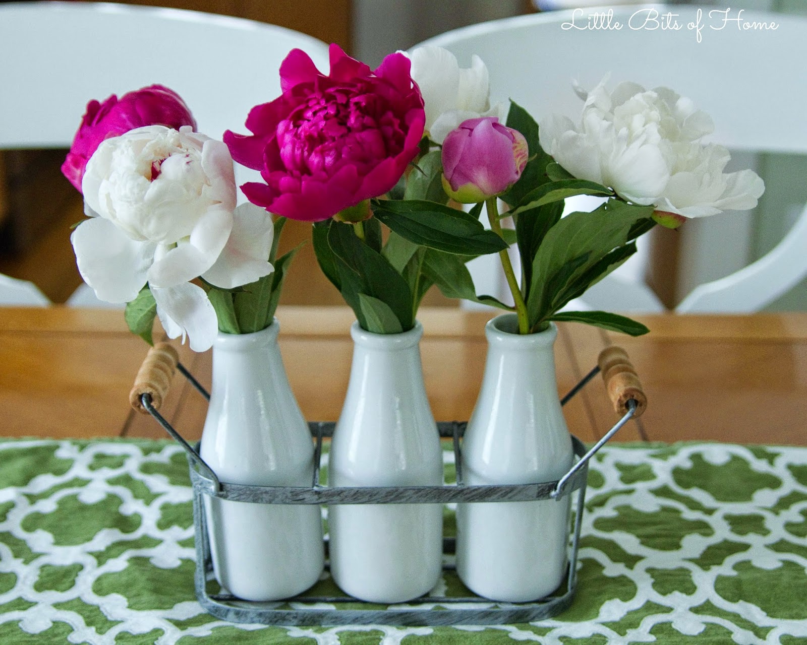 Little Bits of Home: Spring Peony Centerpiece