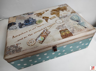pintar y decorar una caja de madera