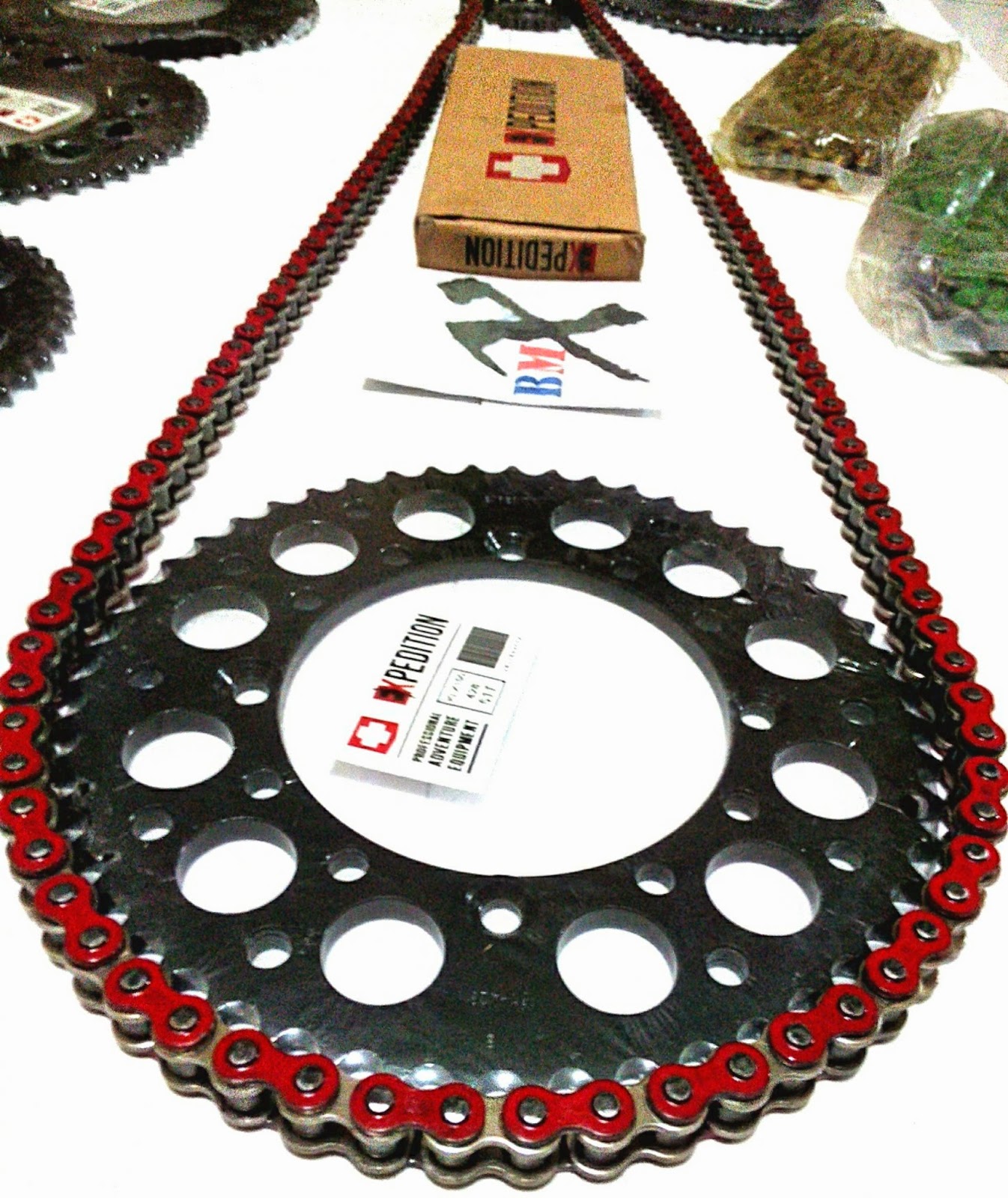 BMX Gear & Rantai (Chain) Kawasaki KLX / Dtracker