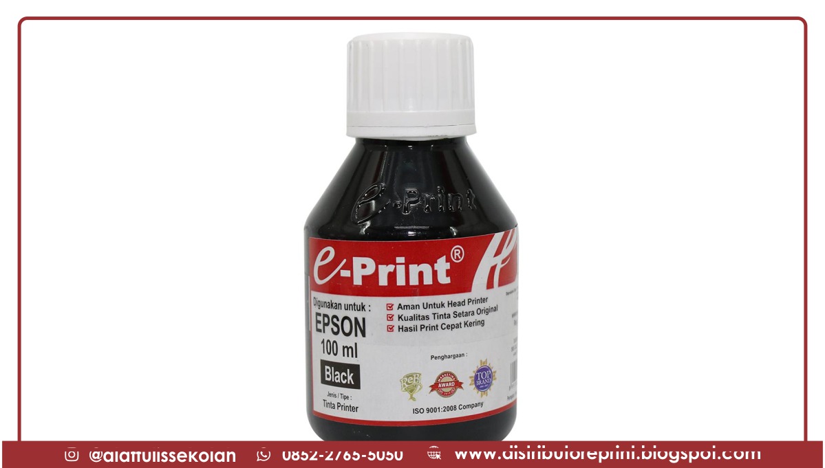Tinta Andalan? Nih Tinta E-Print Canon 200ml Black | Distributor E-print