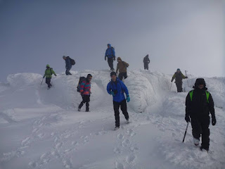 Nottingham University club winter skills and winter mountaineering