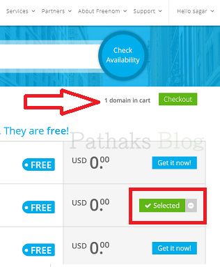 freenom domain checkout, pathaks blog, anil pathak blog