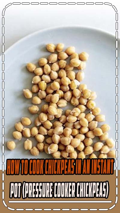 Here's how to cook chickpeas in an Instant Pot -- it's a simple and quick method for cooking dried beans in less than 1 hour! #instantpot #healthy #mealprep #chickpeas #garbanzobeans #driedbeans #quick #easy #healthy #vegan #vegetarian #glutenfree Here's how to cook chickpeas in an Instant Pot -- it's a simple and quick method for cooking dried beans in less than 1 hour! #instantpot #healthy #mealprep #chickpeas #garbanzobeans #driedbeans #quick #easy #healthy #vegan #vegetarian #glutenfree