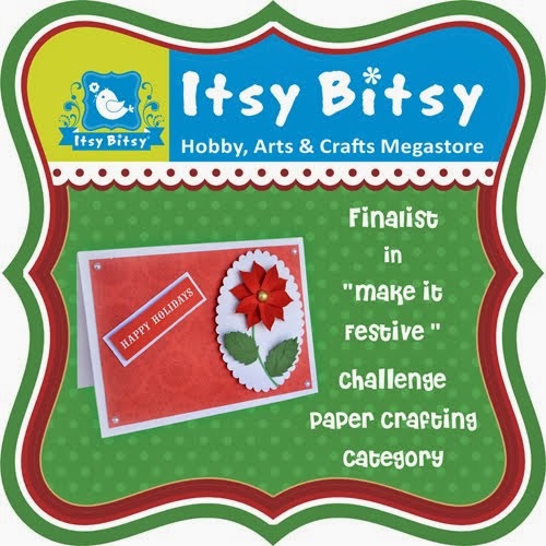 Finalist in ITSY BITSY December Challenge!