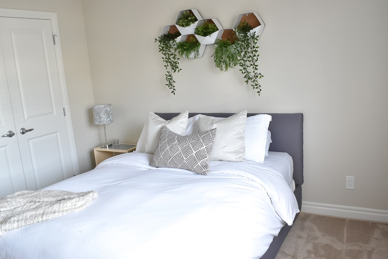 How To Turn A Metal Bed Frame Into An Upholstered Bed Leah Maria Designs