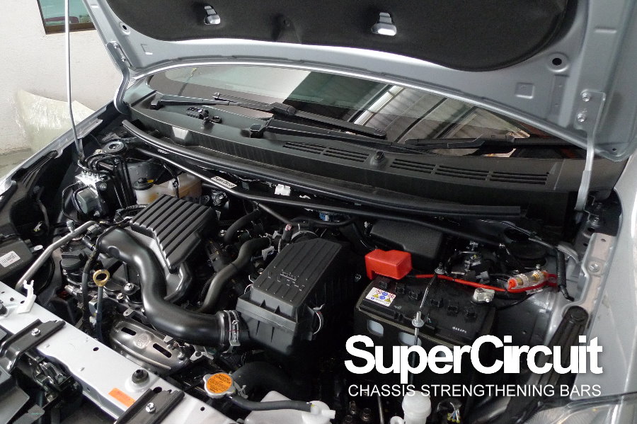 SUPERCIRCUIT CHASSIS STRENGTHENING BARS Perodua Gen3 Myvi Front Strut