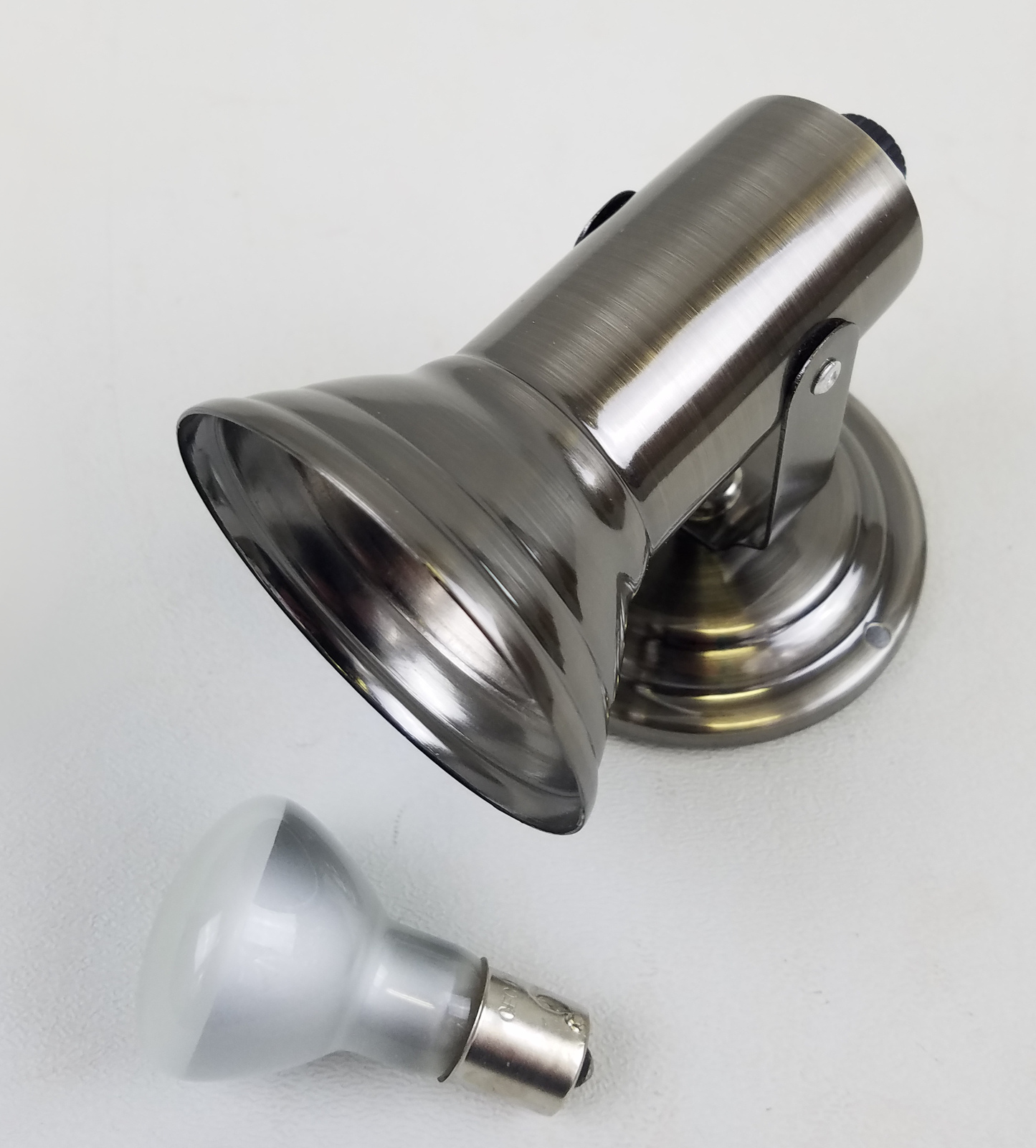 12 volt Swivel Reading Lights Brass Bronze Black Nickel Aluminum