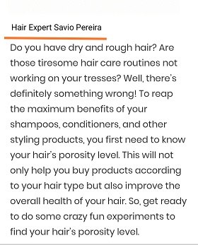 hair porosity