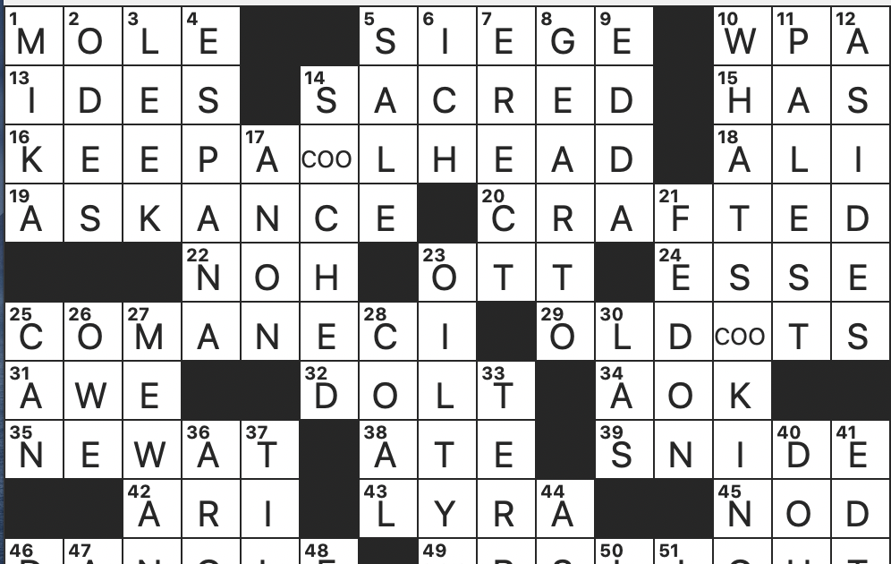 rex parker does the nyt crossword puzzle political journalist berman wed 10 6 21 tv monster s catchphrase fdr job creating program one literary source for wagner s ring cycle brand with