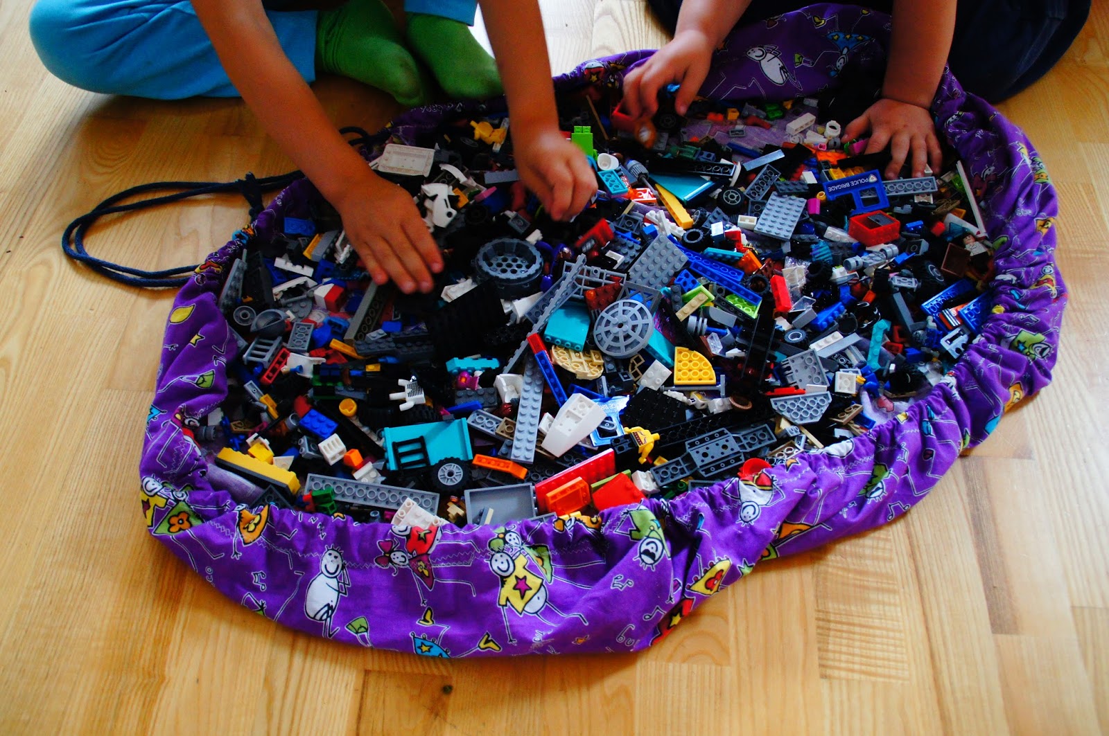 worek mata na klocki lego / storage bag play mat for lego DIY tanasza