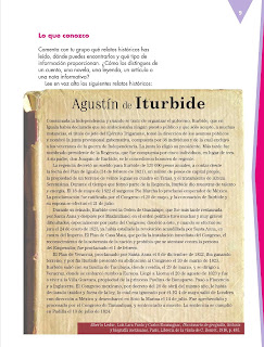 Apoyo Primaria Español 5to grado Bloque I lección 1 Reescribir relatos históricos para publicarlos  