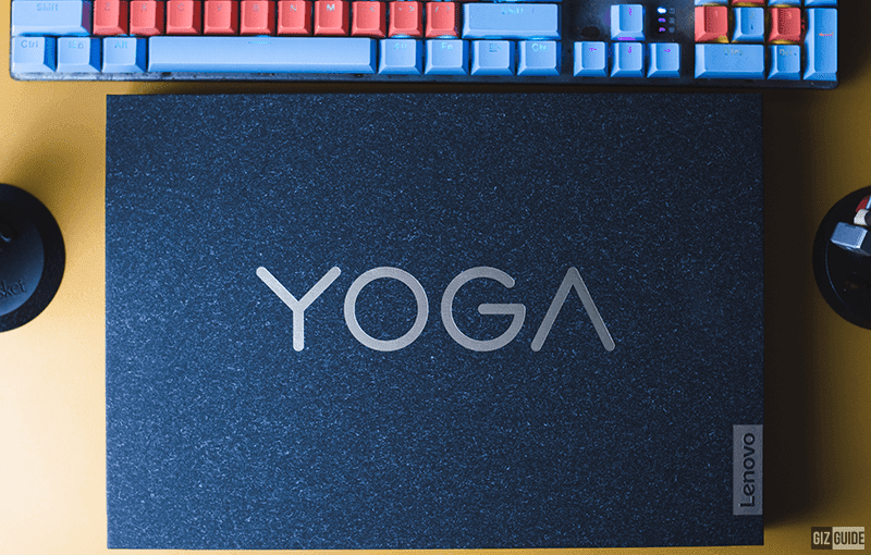 The Lenovo Yoga 9i has a pretty box