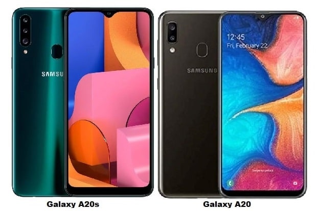 Samsung Galaxy A20s Vs Samsung Galaxy A20 Specs Comparison