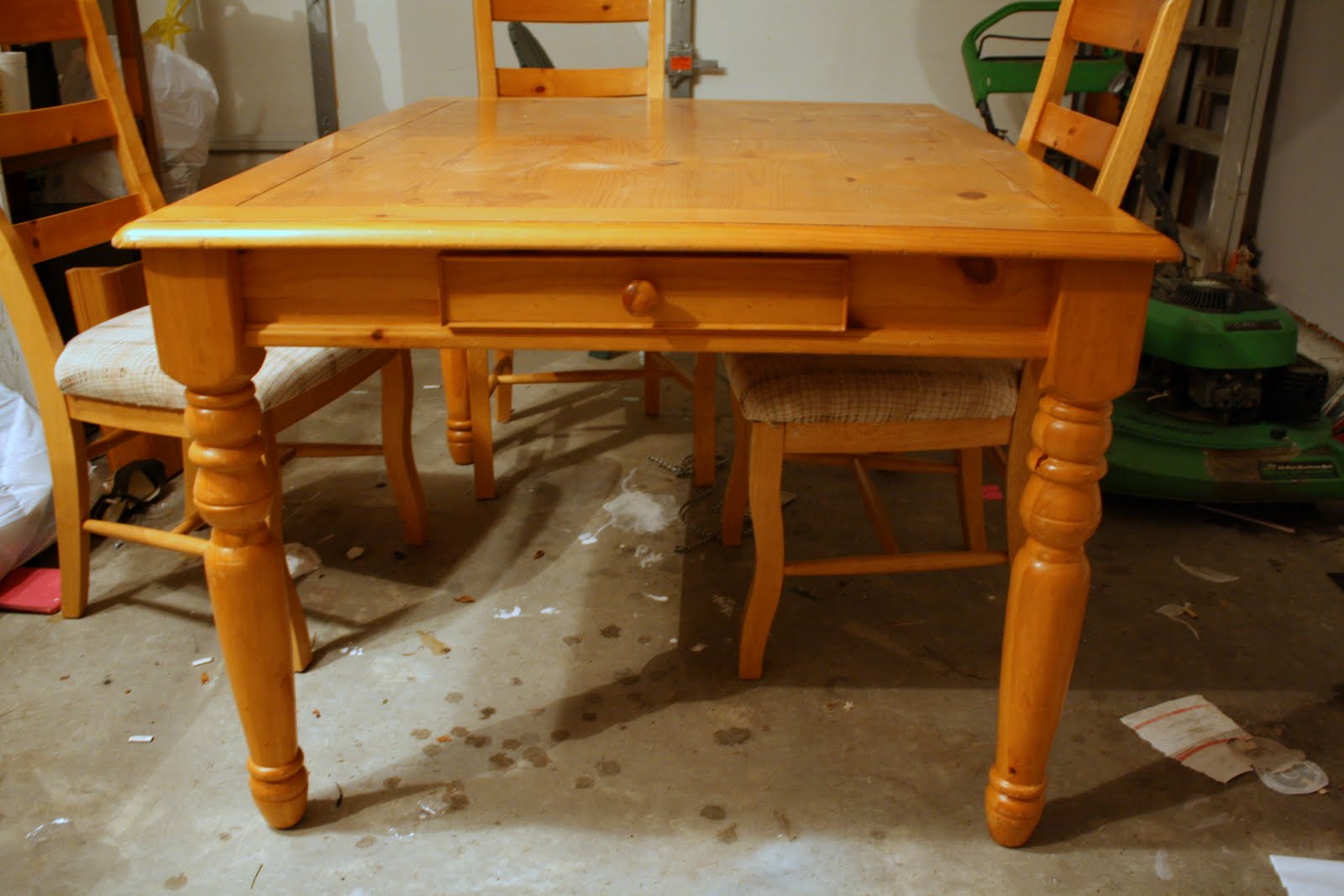 Refinishing the Dining Room Table - Shannon Claire