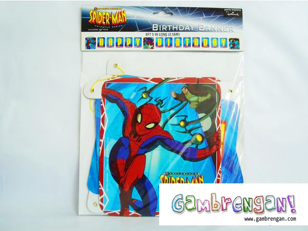 Banner Spiderman A Badut Jakarta Kids Event Organizer 