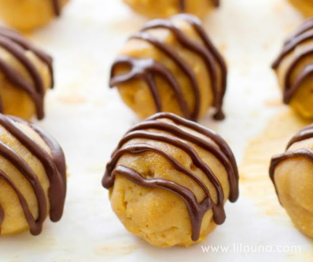 Healthy No Bake Peanut Butter Truffles