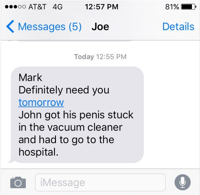 11 Hilariously Unprofessional Text Messages that people have received