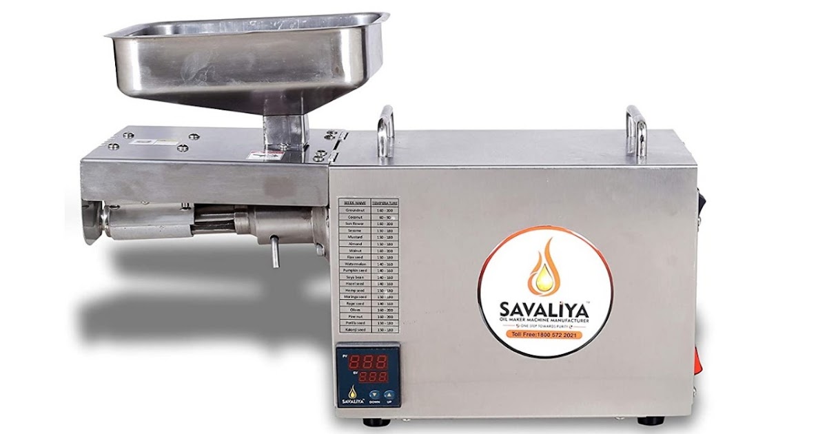 Gadget Review Best Oil Press Machine in India Savaliya Industries SI