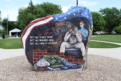 North Central Iowa Freedom Rock Tour - Webster County Freedom Rock, Fort Dodge, Iowa