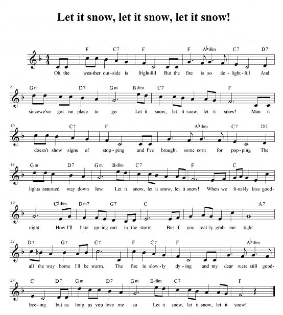 chords for let it snow dean martin chords for let it snow dean martin
