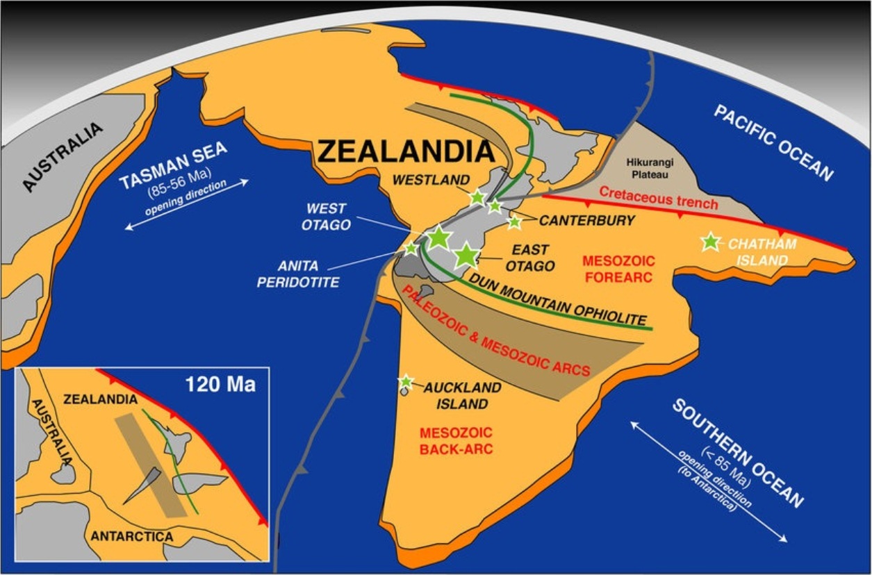 New Research Reveals Violent Birth of Continent Zealandia Geology In