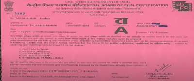 Censor Board Certificate Meaning 