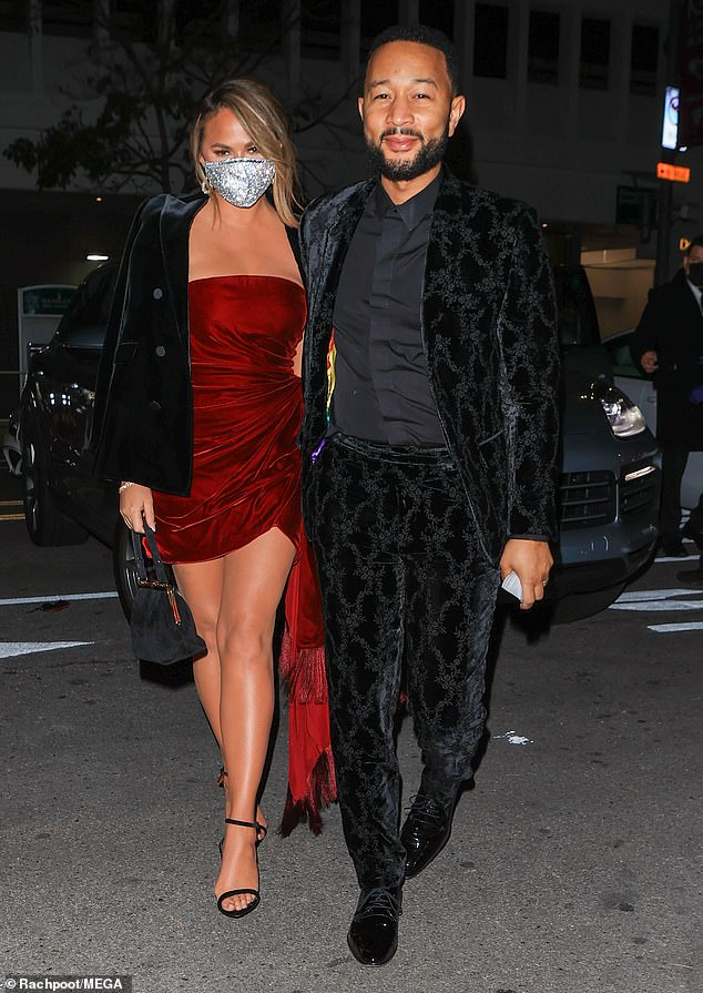 This is how John Legend and his wife, Christy Teigen, celebrated his Grammy Award win