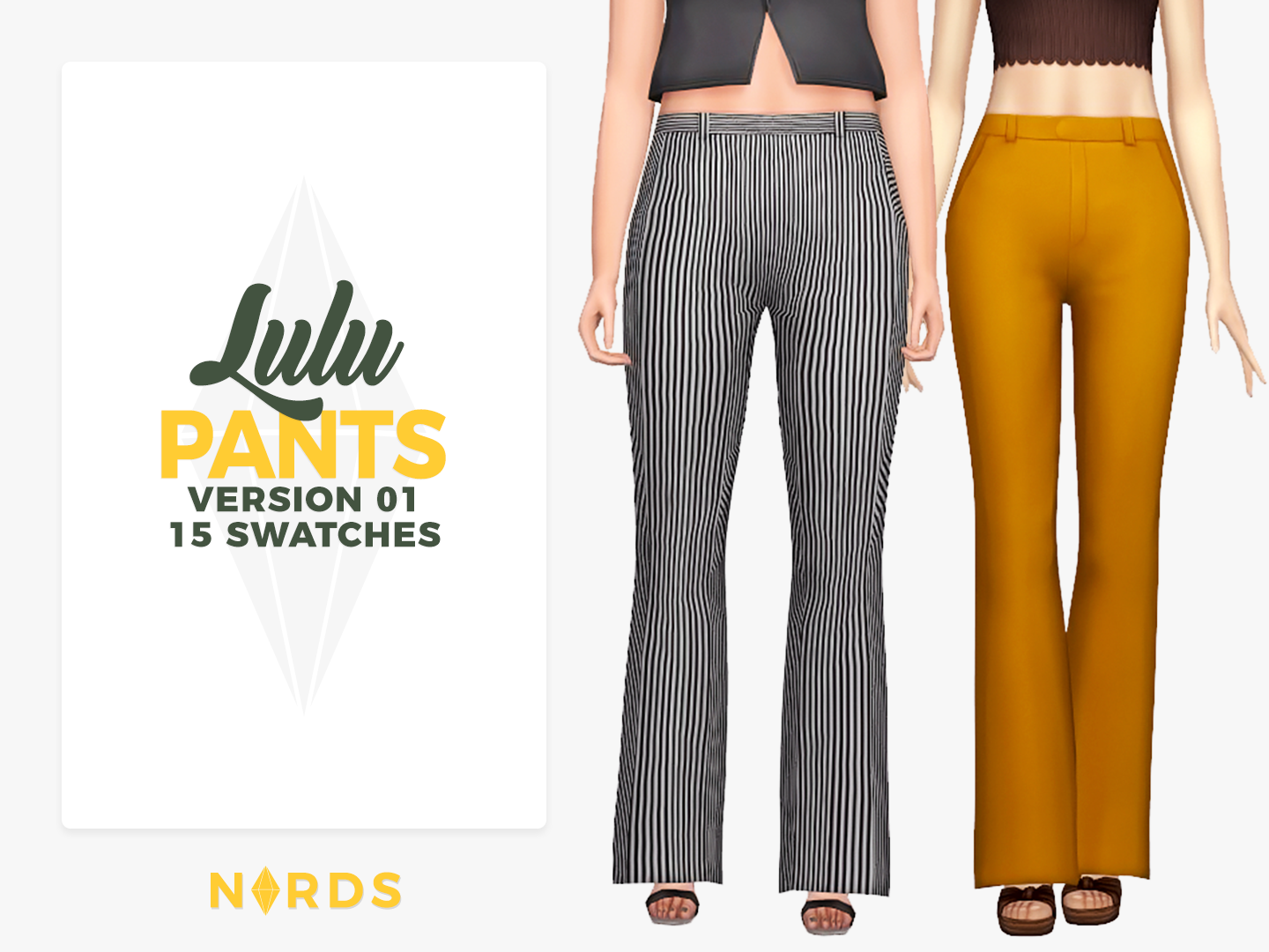 Lulu Pants Sims 4 CC Bottom